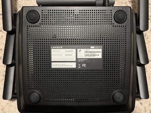Linksys WiFi 5 Router, Tri-Band, 3,000 Sq. ft Coverage, 25+ Devices, Speeds up to (AC5400) 5.4Gbps - EA9500 in Kuwait
