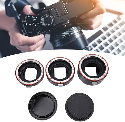 Diyeeni Macro Extension Tube Set 14mm 22mm 32mm with Electronic Contacts for EF S Camera Close Up Photography Extension Tubes Macro Adapter Rings in Kuwait