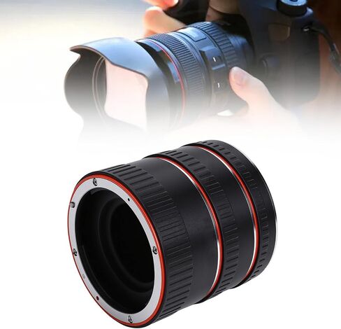 Diyeeni Macro Extension Tube Set 14mm 22mm 32mm with Electronic Contacts for EF S Camera Close Up Photography Extension Tubes Macro Adapter Rings in Kuwait