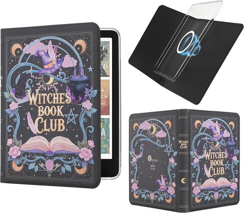 Magnetic Detachable Book Cover Case for 7" Kindle Paperwhite 12th Gen 2024 and Kindle Colorsoft Signature Edition (Magic Cat) Magnetic Replacement Book Cover(Cover Only) in Kuwait