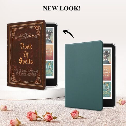 Magnetic Detachable Book Cover Case for 7" Kindle Paperwhite 12th Gen 2024 and Kindle Colorsoft Signature Edition (Magic Cat) Magnetic Replacement Book Cover(Cover Only) in Kuwait