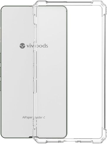 Clear Case for Viwoods AiPaper Reader & AiPaper Reader Colour (6.13",2025 Released) | Scratch-Resistant | Thin & Lightweight | TPU Transparent Flexible Back Shell Cover (Clear) in Kuwait