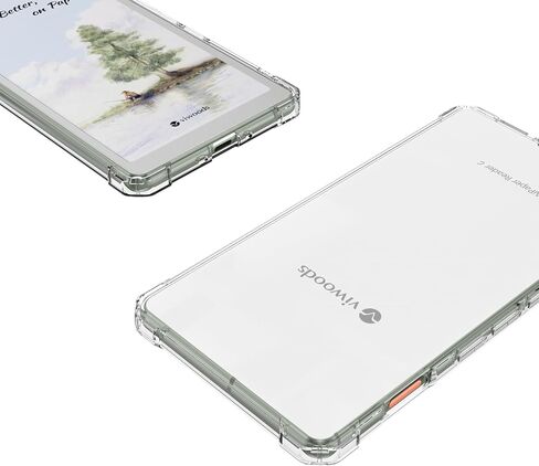 Clear Case for Viwoods AiPaper Reader & AiPaper Reader Colour (6.13",2025 Released) | Scratch-Resistant | Thin & Lightweight | TPU Transparent Flexible Back Shell Cover (Clear) in Kuwait