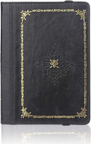 Book Style Pu Leather Case Cover for 6" ebook Reader Case Cover for Sony/kobo/Pocketbook/Nook/tolino 6inch ebook Reader (Black) in Saudi Arabia