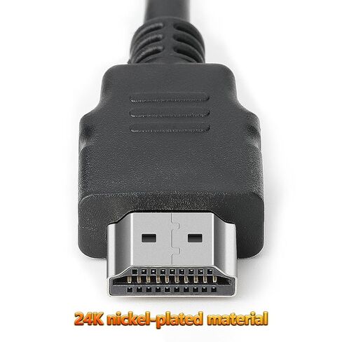 HDMI Cable 10 Pack 3ft, 18Gbps High Speed HDMI Braided Cord,1080p@60Hz,Dolby TrueHD,DTS-HD Compatible with Laptop, Monitor, PS3,TV, More in Kuwait
