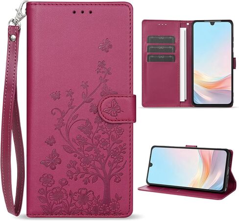 Eweison for Samsung Galaxy A17 5G Phone Case Wallet Women,PU Leather Flip Folio Cell Phone Cover with Card Holders,Kickstand,Magnetic Closure,Shockproof Protective Phone Wallet Case with Wrist Strap in Kuwait