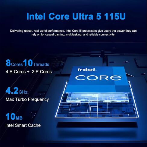 iCarp Customized Laptop Made with Acer Chromebook Plus Spin 714 2-in-1 Laptop 14" WUXGA Touchscreen 100% sRGB Intel 8-core Ultra 5 115U 8GB RAM 128GB/256GB/512GB/1TB/2TB SSD Backlit Thunderbolt in Kuwait