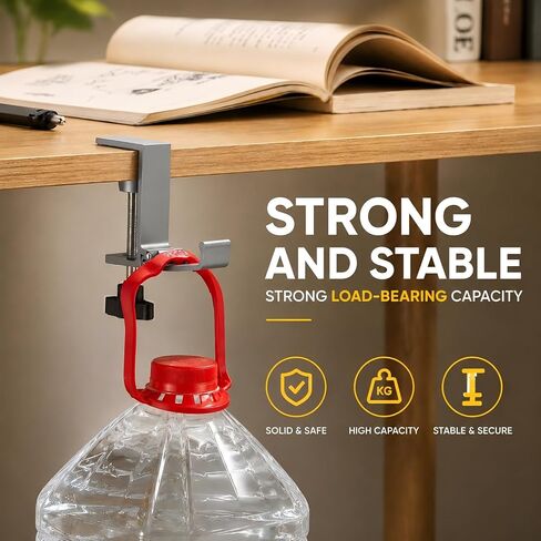 JAKO Headphone Stand for Desk, Aluminum Alloy Foldable Headphone Holder - Headset Stand Hook Mount, PC Gaming Headset Holder Under Desk Clamp for Office, Computer, Student Class Table, Handmade Table in Kuwait