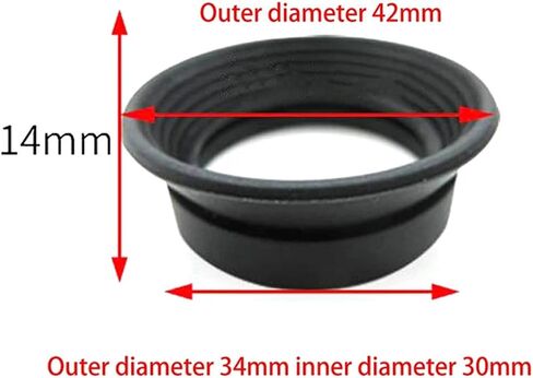 Binocular Eye Cups Replacement 4 Pcs Rubber Eye Cup Inner Diameter 30mm Eye Shield Eye Guard for 29-31mm Astronomical Telescope Microscope Eyepiece in Kuwait