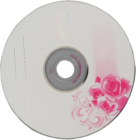 Recordable CD R Blank Discs 52X Fast Writing Capacity Ideal for Music in Kuwait