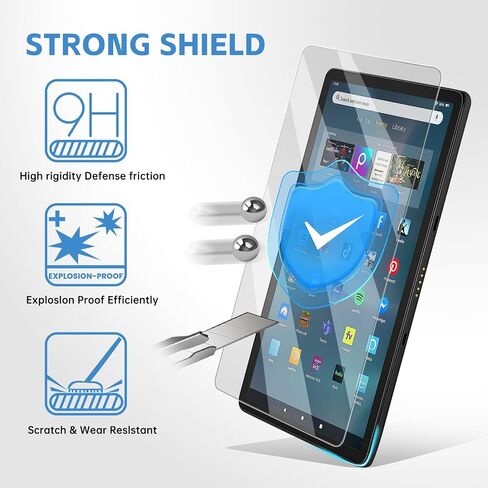 2 Pack Screen Protector for Fire Max 11, Anti-Fingerprints Ultra Sensitive HD Tempered Glass for All New Kindle Fire Max 11 (2 Pack) in Kuwait