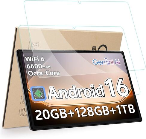 Hianjoo 2-Pack Screen Protector Compatible with SHARECLOUD P10_T / P10C / Frameflow P10_A Tablet 10.1 inch, Tempered Glass [HD Clarity] [9 Hardness] [Anti-Scratch] [Easy Installation] [9.25" x 6.06", 235mm x 154mm] in Kuwait