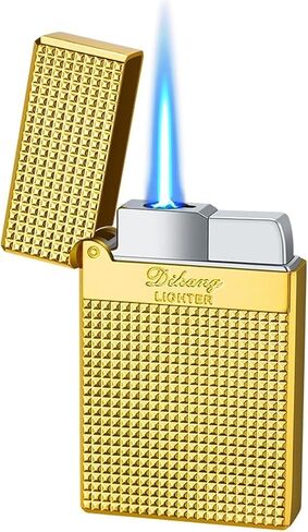 Butane Lighter Windproof Lighter, Cool Great Gift Idea for Men (Butane Gas Not Included) in Kuwait