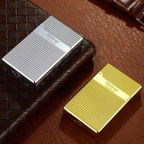 Butane Lighter Windproof Lighter, Cool Great Gift Idea for Men (Butane Gas Not Included) in Kuwait