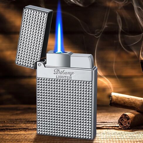 Butane Lighter Windproof Lighter, Cool Great Gift Idea for Men (Butane Gas Not Included) in Kuwait