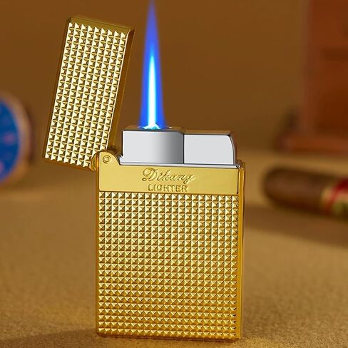 Butane Lighter Windproof Lighter, Cool Great Gift Idea for Men (Butane Gas Not Included) in Kuwait