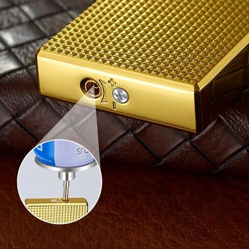 Butane Lighter Windproof Lighter, Cool Great Gift Idea for Men (Butane Gas Not Included) in Kuwait