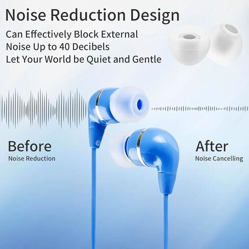 24 Pairs Silicone Ear Bud Replacement Tips,Earbud Tips Covers S/M/L Sizes in Kuwait