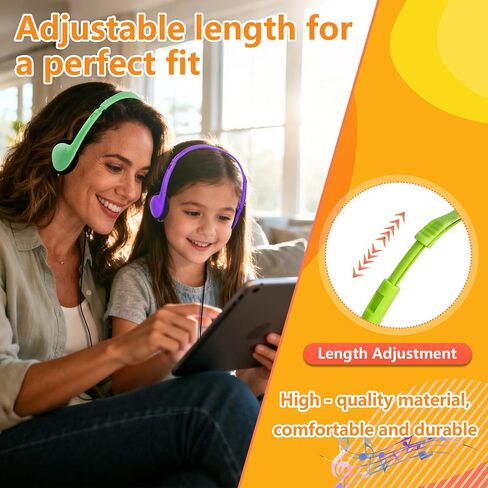 Headphones Bulk Classroom 3.5mm Wired On Ear 10 Pack Mixed Colors in Kuwait