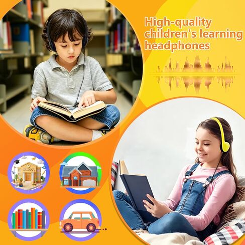 Headphones Bulk Classroom 3.5mm Wired On Ear 10 Pack Mixed Colors in Kuwait