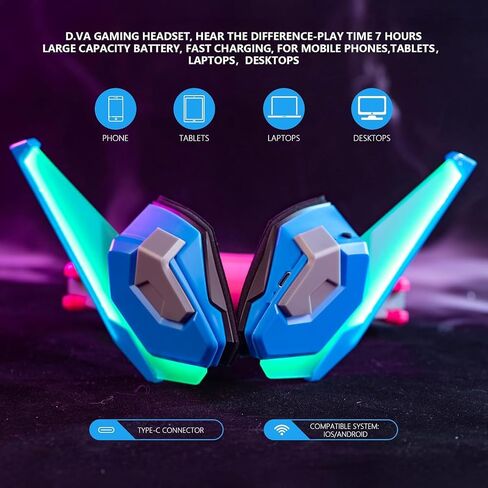 DVA Earphones -dva Cosplay Bluetooth Wireless Gaming Headset Role Play - Analog Gaming Props in Kuwait
