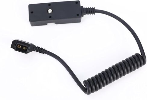 D-tap Male to 4 Port Female Splitter Power Cable Hub Connector with Indicator Light & 1/4" Mount Suitable for Anton Bauer V-Mount ARRI RED Camera TILTA Steadicam IDX Battery, for D-Tap outputs in Kuwait