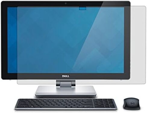 PcProfessional Screen Protector (Set of 2) for Dell Inspiron 2350 23.8-inch FHD 1080P Touchscreen AIO Computer [2015 Model] All-in-One Touchscreen Desktop High Clarity Anti Scratch filter radiation+ high quality microfiber cloth in Saudi Arabia