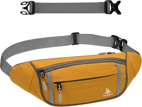 2.5L Fanny Pack for Women Men, RFID Blocking Crossbody Belt Bag, Black in Kuwait