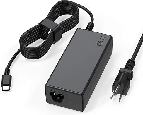 65W USB C Laptop Charger Compatible with Lenovo ThinkPad T480 T490 T580 X1 Carbon T14 T14s T16 E14 E16 Yoga C940 C930 720 910 920 7i Chromebook C330 S330,Type C Fast Charging Power Supply Adapter Cord in Saudi Arabia