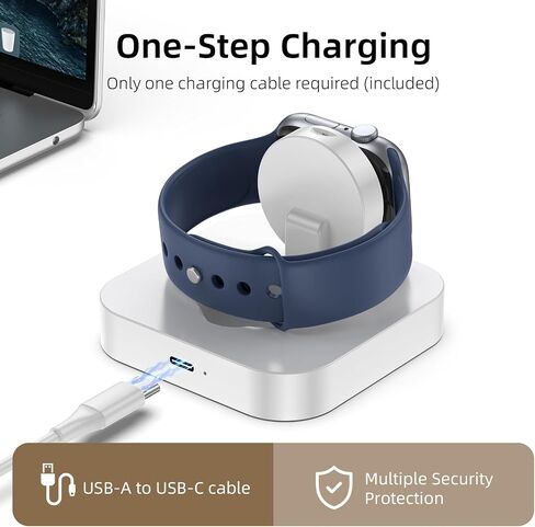 𝟐𝟎𝟐𝟔 𝐔𝐩𝐠𝐫𝐚𝐝𝐞𝐝 for Apple Watch Charger Stand with USB C Cord in Kuwait