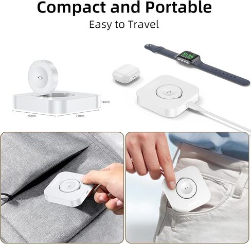 𝟐𝟎𝟐𝟔 𝐔𝐩𝐠𝐫𝐚𝐝𝐞𝐝 for Apple Watch Charger Stand with USB C Cord in Kuwait