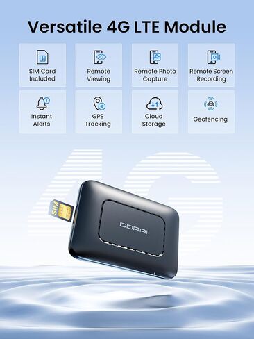DDPAI Z90 Master 3-Channel 4K Dash Cam CPL Included with 4G LTE Module in Kuwait