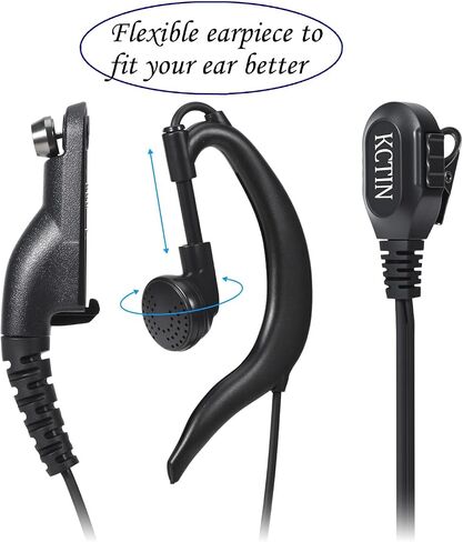 2pcs Earpieces for Motorola Walkie Talkies APX 4000/8000, XPR7550E in Kuwait