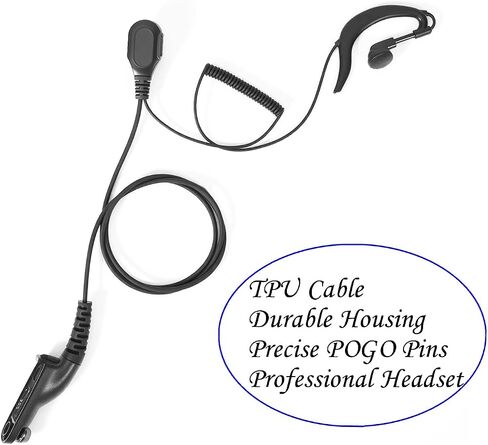 2pcs Earpieces for Motorola Walkie Talkies APX 4000/8000, XPR7550E in Kuwait