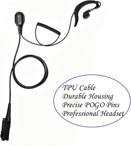 2pcs Headsets with Mic for Motorola XPR3300 XPR3500 Walkie Takies in Kuwait
