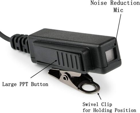 2pcs Walkie Talkie Earpieces for Motorola APX 6000 in Kuwait