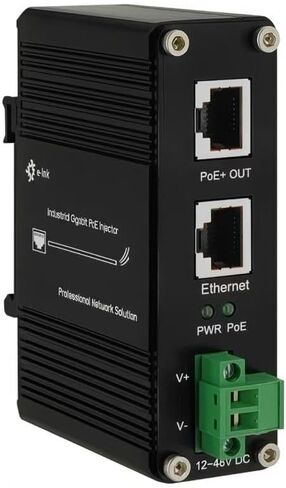 E-link 1x1000M RJ45 IEEE802.3at 30W PoE+ Injector in Kuwait