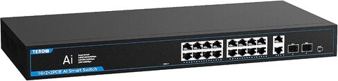 PoE+ Switch,IEEE802.3af/at, Up to 30W,65W, Base-T,Desktop/Wall Mount, for AP & IP Cameras,Home,Gaming,Office,Plug & Play | Shielded Ports | Fanless Quiet,2.5Gb 4 Port PoE and 2*10Gb Uplink in Kuwait