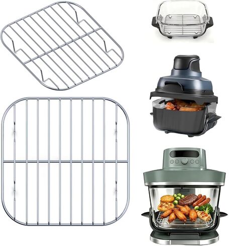 Crisper Rack for Ninja Crispi, 2PCS Stainless Steel Air Fryer Rack in Kuwait