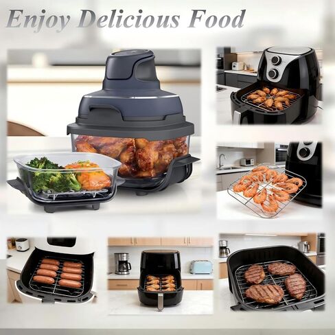 Crisper Rack for Ninja Crispi, 2PCS Stainless Steel Air Fryer Rack in Kuwait