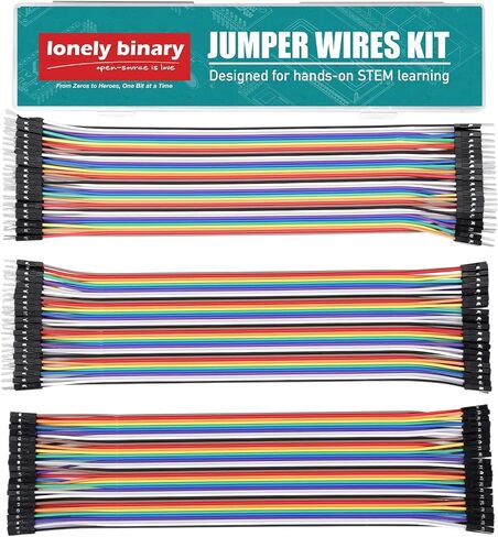 Lonely Binary Complete ESP32-S3 STEM Learning Kit - 46-Piece Sensor Module Set + ESP32-S3 N16R8 Dev Board with PinPulse Shield + 120pcs Jumper Wires from Day One for Arduino ID in Kuwait