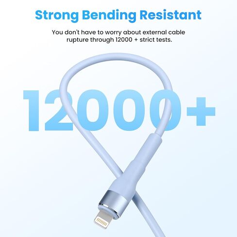 USB C to Lightning Cable 10FT/3M [Apple MFi Certified] for iPhone Charger Fast Charging Lightning Cable Charger Cord Compatible with iPhone 14/13/12/11 Pro Max/XS MAX/XR/XS/X/8/7 Plus iPad AirPods in Kuwait
