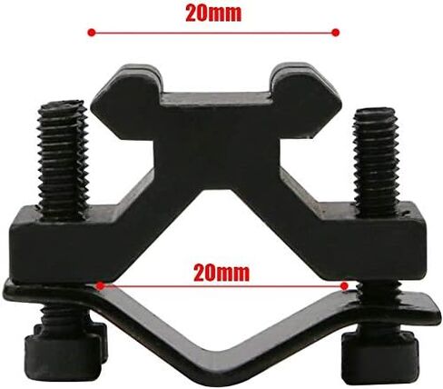 ACEXIER Tactical Adjustable Rail 20mm P.ICA-tinny Barrel Ring Mount Adapter with Top Rail Mount for Hunting Airsoft Rifle Scope Flashlight in Kuwait