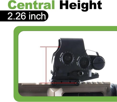 Metal Optic Riser Mount Fast Riser Red Dot Sight in Kuwait