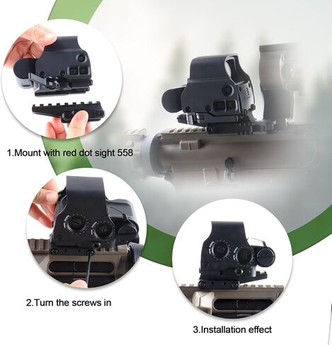 Metal Optic Riser Mount Fast Riser Red Dot Sight in Kuwait