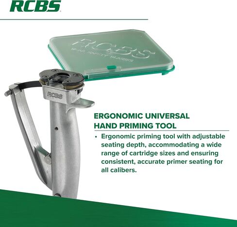 RCBS Universal Hand Priming Tool – Large and Small Primers – Green in Kuwait