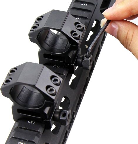 Modkin Rifle Scope Rings, Medium Profile Scope Mounts for Picatinny Rail (1 inch, 2 Pieces) in Kuwait