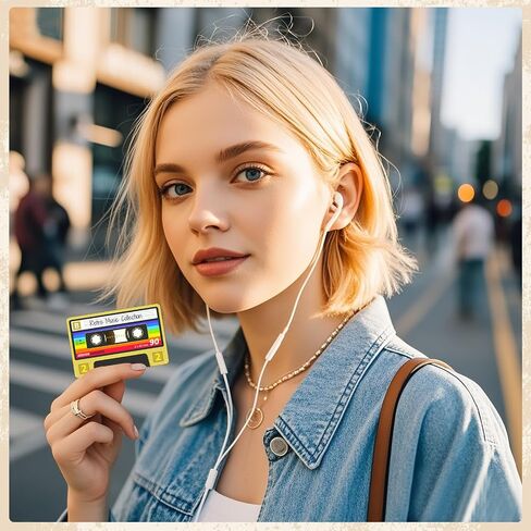 GTOTd Retro Cassette Tape Debit Credit Card Cover Sticker Skin（8 Pack） in Kuwait