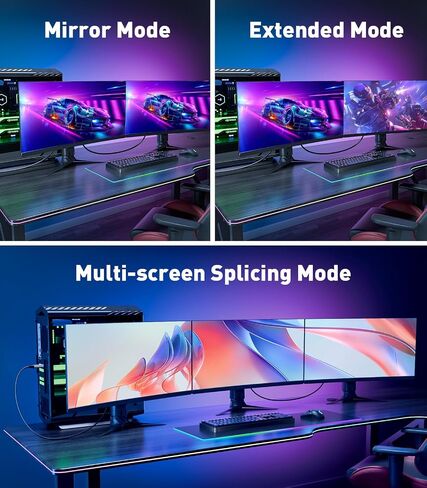 DisplayPort 1.4 to HDMI 2.1 Cable (8K@60Hz,4K@120Hz,2K@144Hz) 3ft Uni-Directional DP (Source) to HDMI (Display) Braided Cord Supports HDCP 2.3 HDR10 Display Port for AMD, NVIDIA, and PC in Kuwait