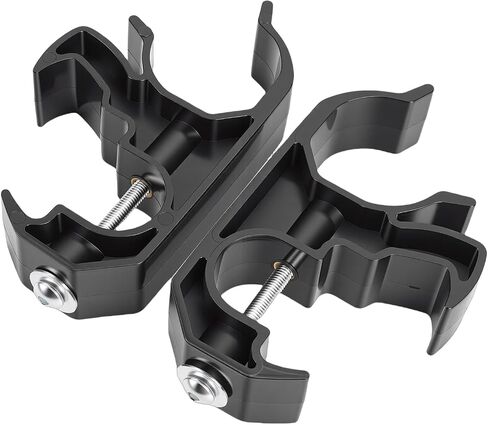 Keenso 2PCS Flashlight Mounting Bracket ABS Flashlight Holder Mount No Drill Easy Install Black Interior Accessory for Unlimited 4 Door JL 2018 2025 in Kuwait